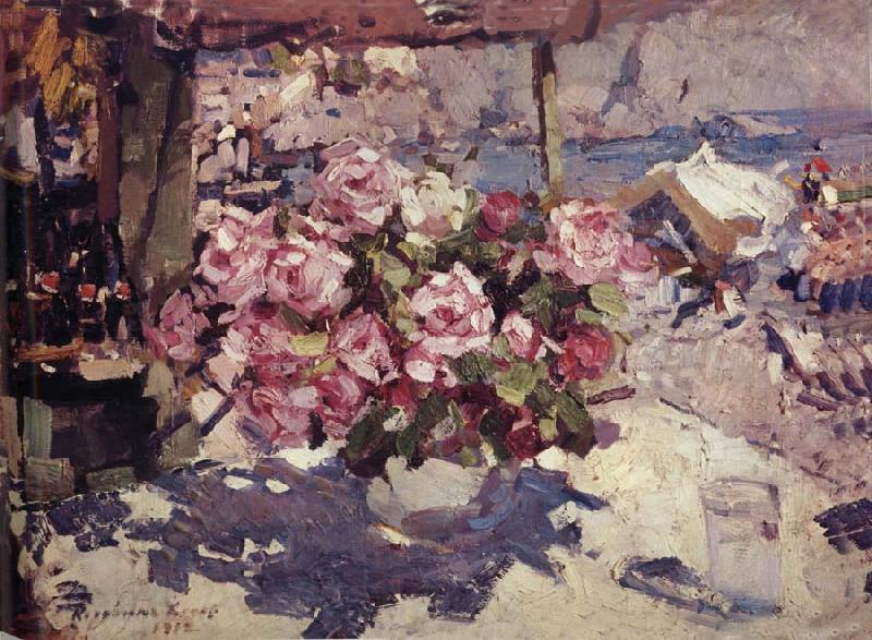 Konstantin Korovin Rose Germany oil painting art